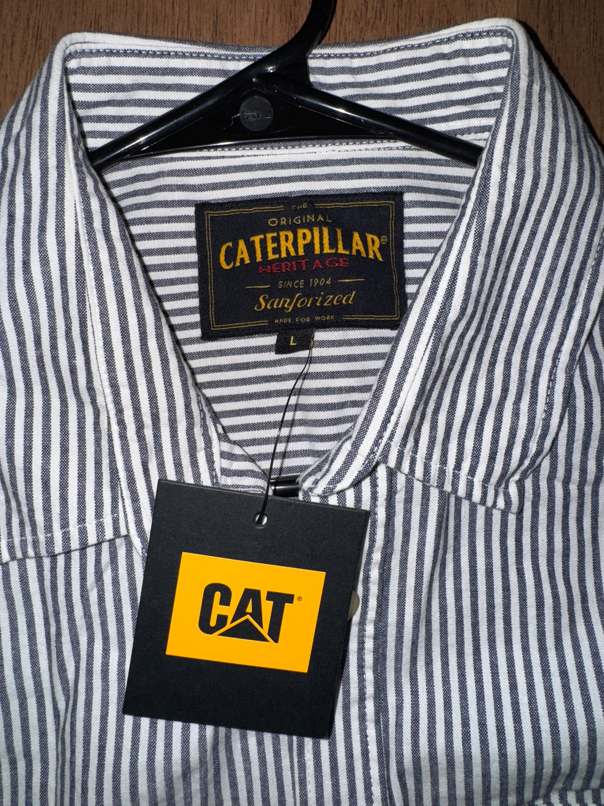 Catapillar Stripe Button-down