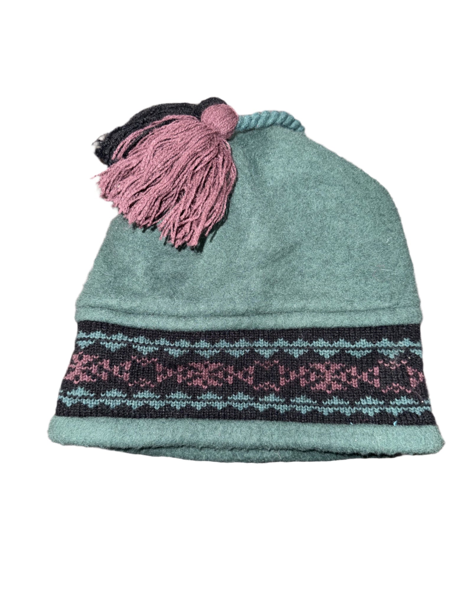 Green Cotton 90’s Snow Hat