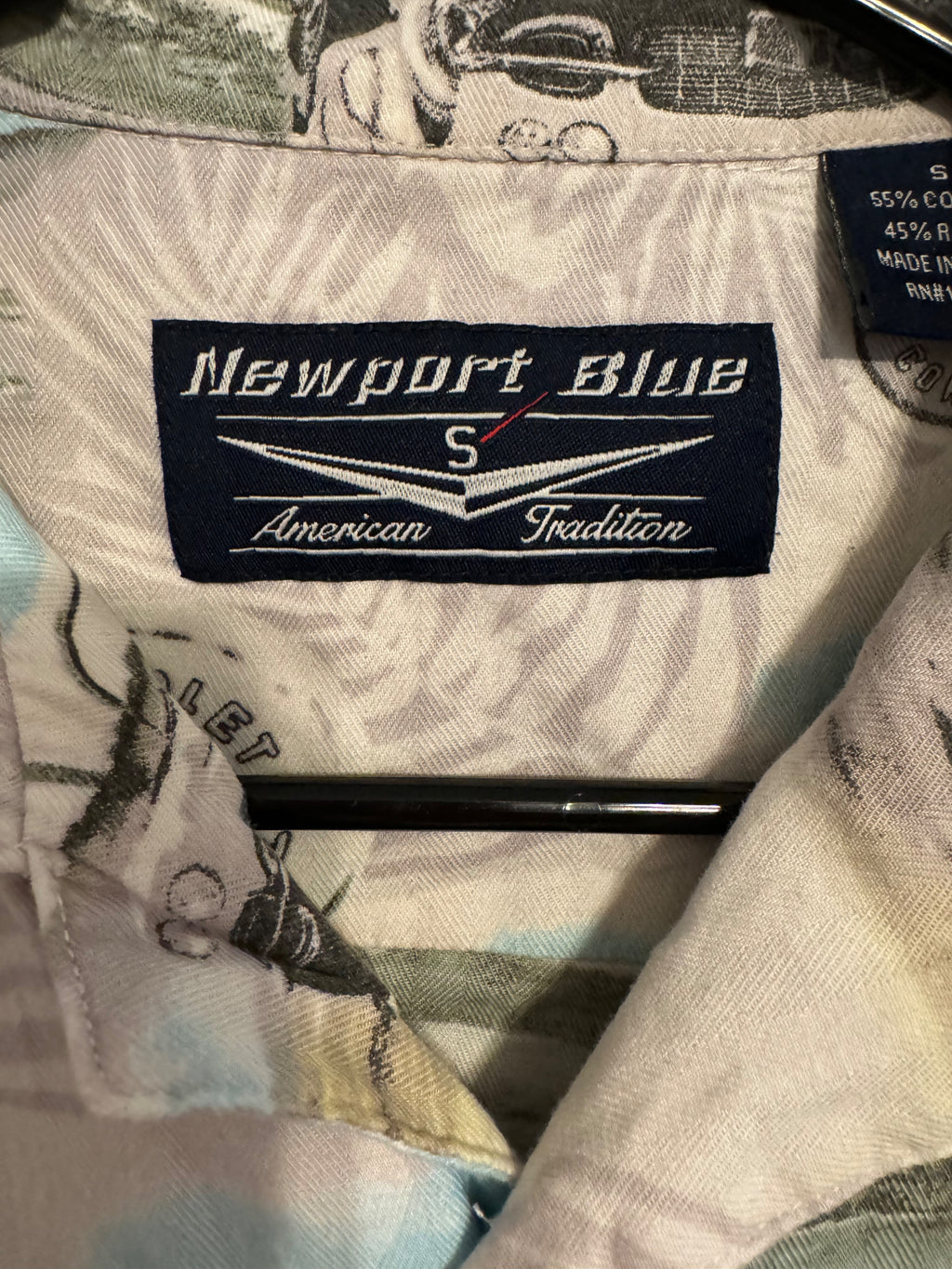 Chevrolet Corvette Button Up By Newport Blue American Tradition