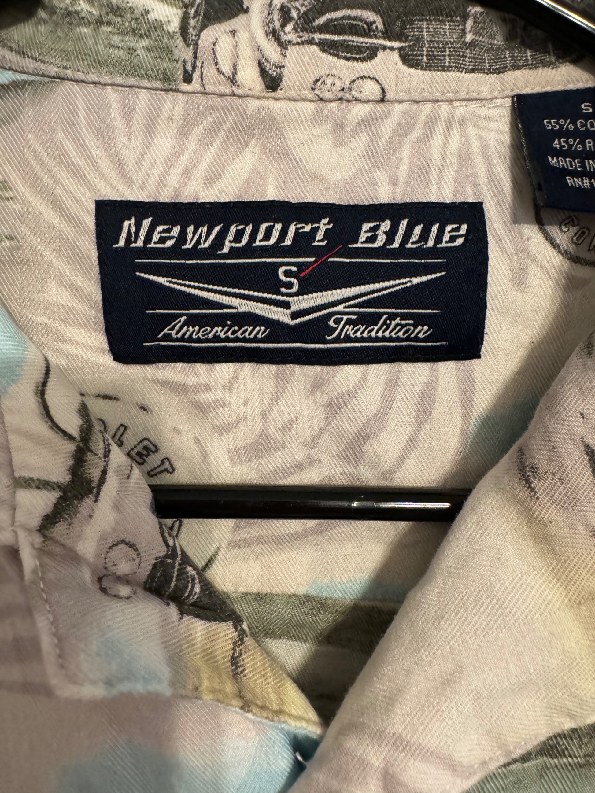 Chevrolet Corvette Button Up By Newport Blue American Tradition