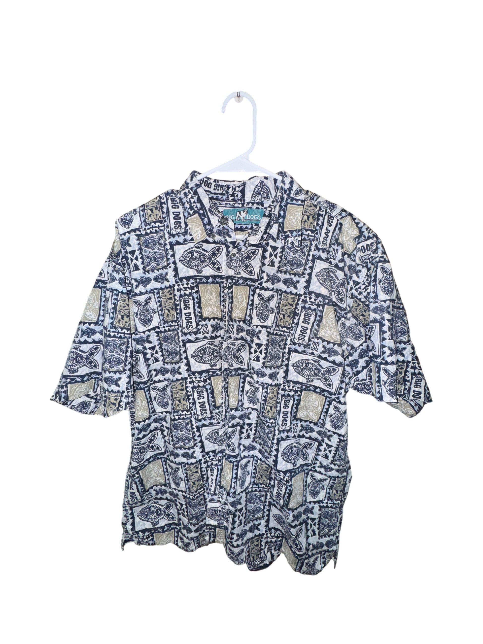 Big Dogs Hawaiian Button Down