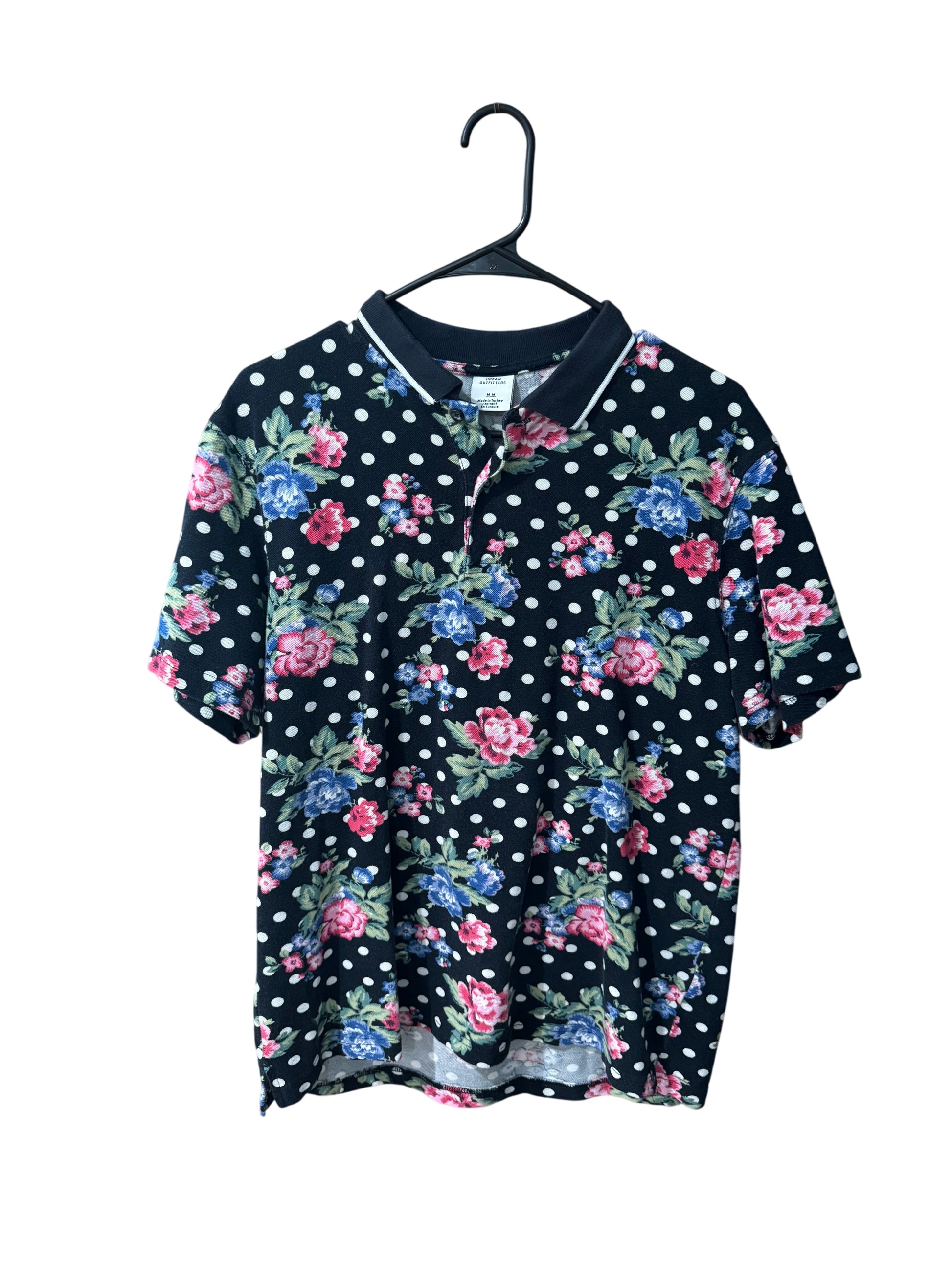 Urban Outfitters Floral and Polka Dot Button Up