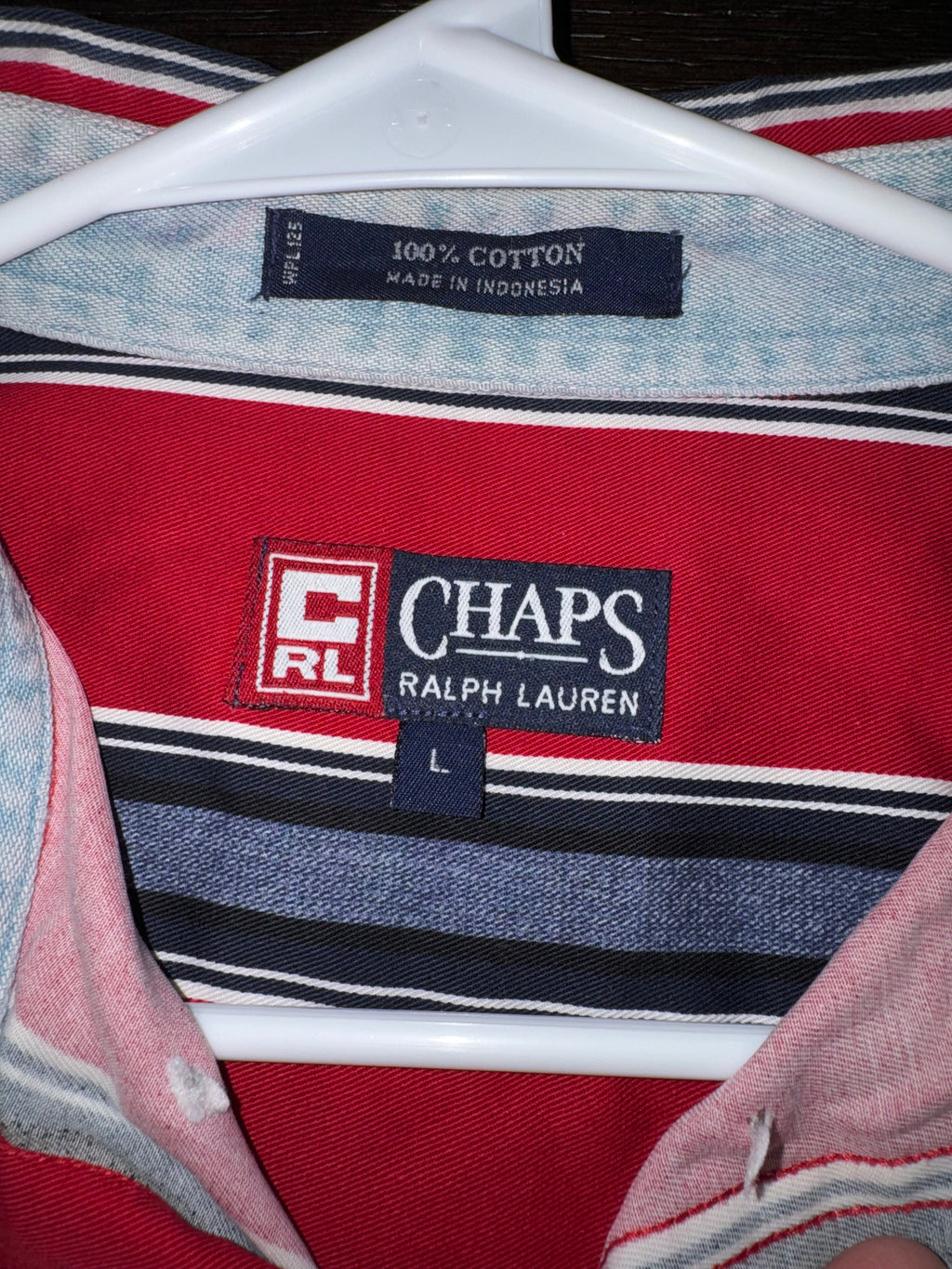 Red, Blue & Denim Button Down