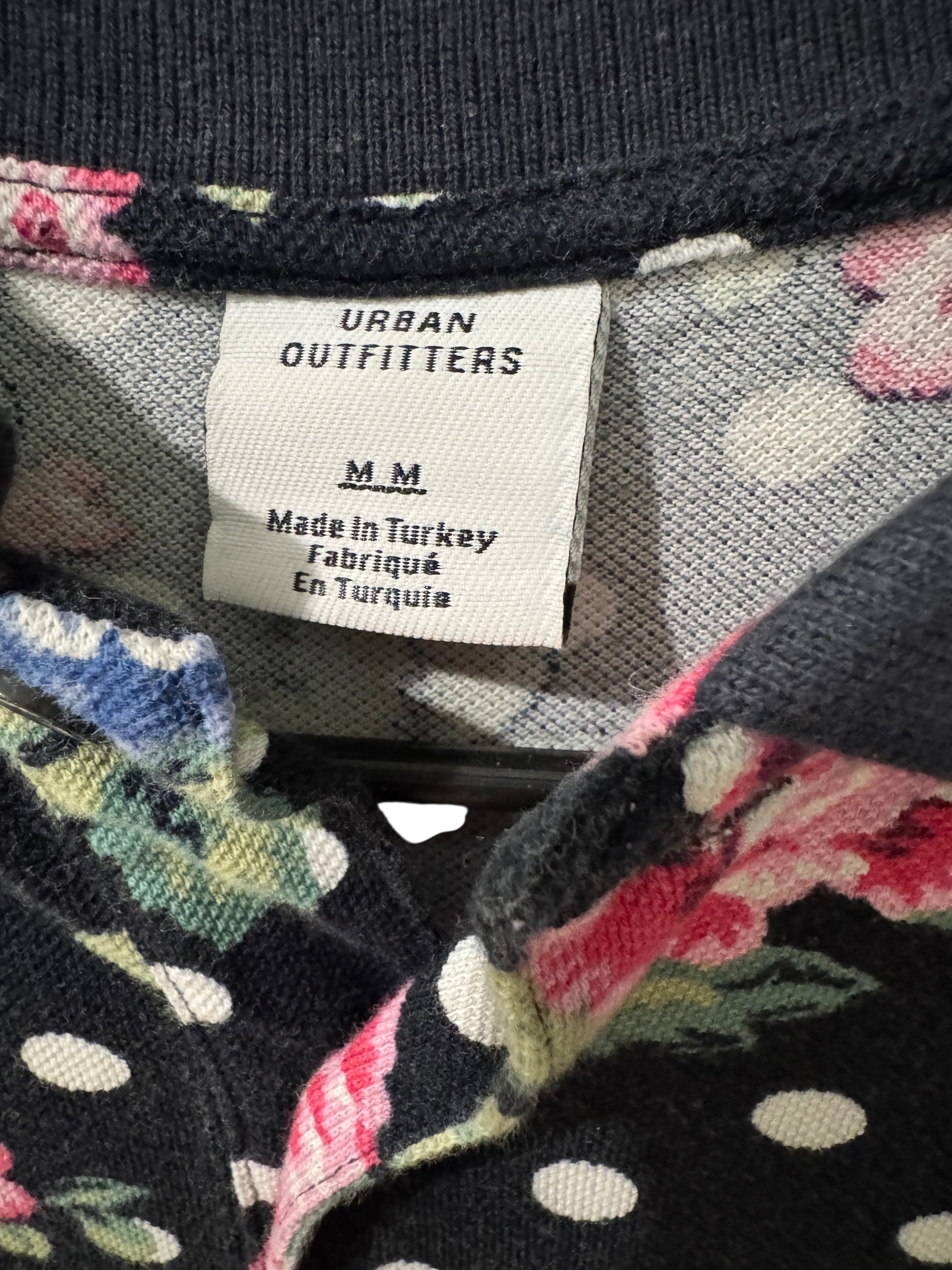 Urban Outfitters Floral and Polka Dot Button Up