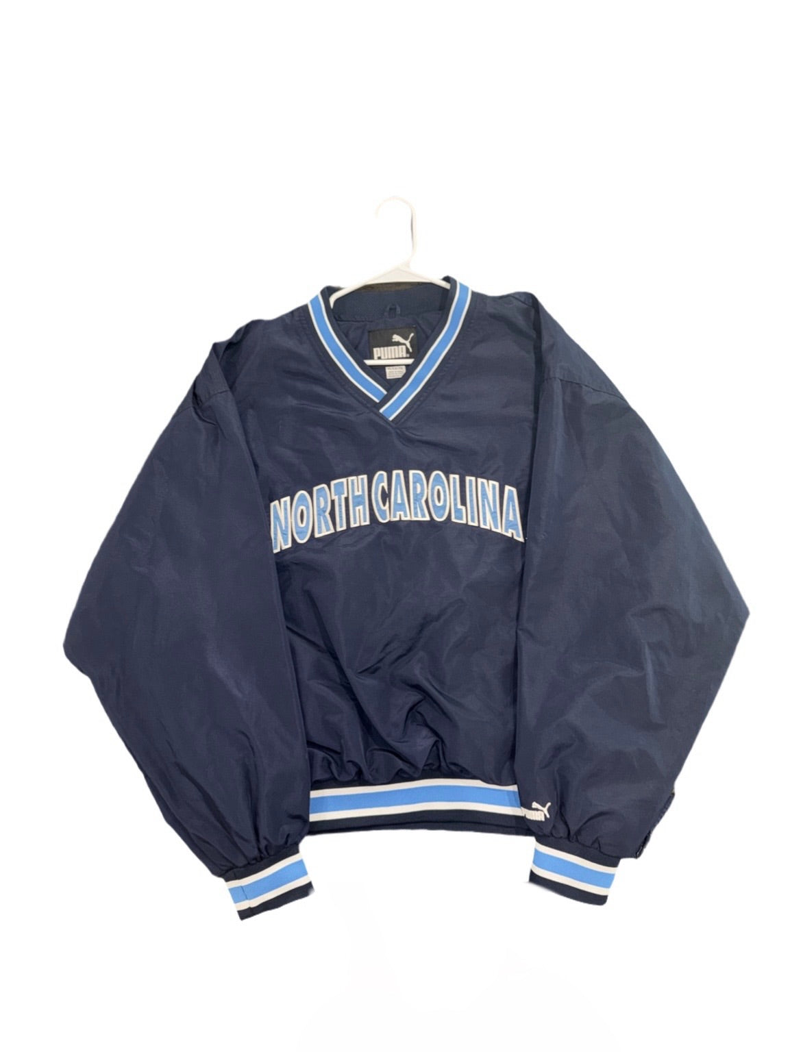 North Carolina Pullover Windbreaker Jacket