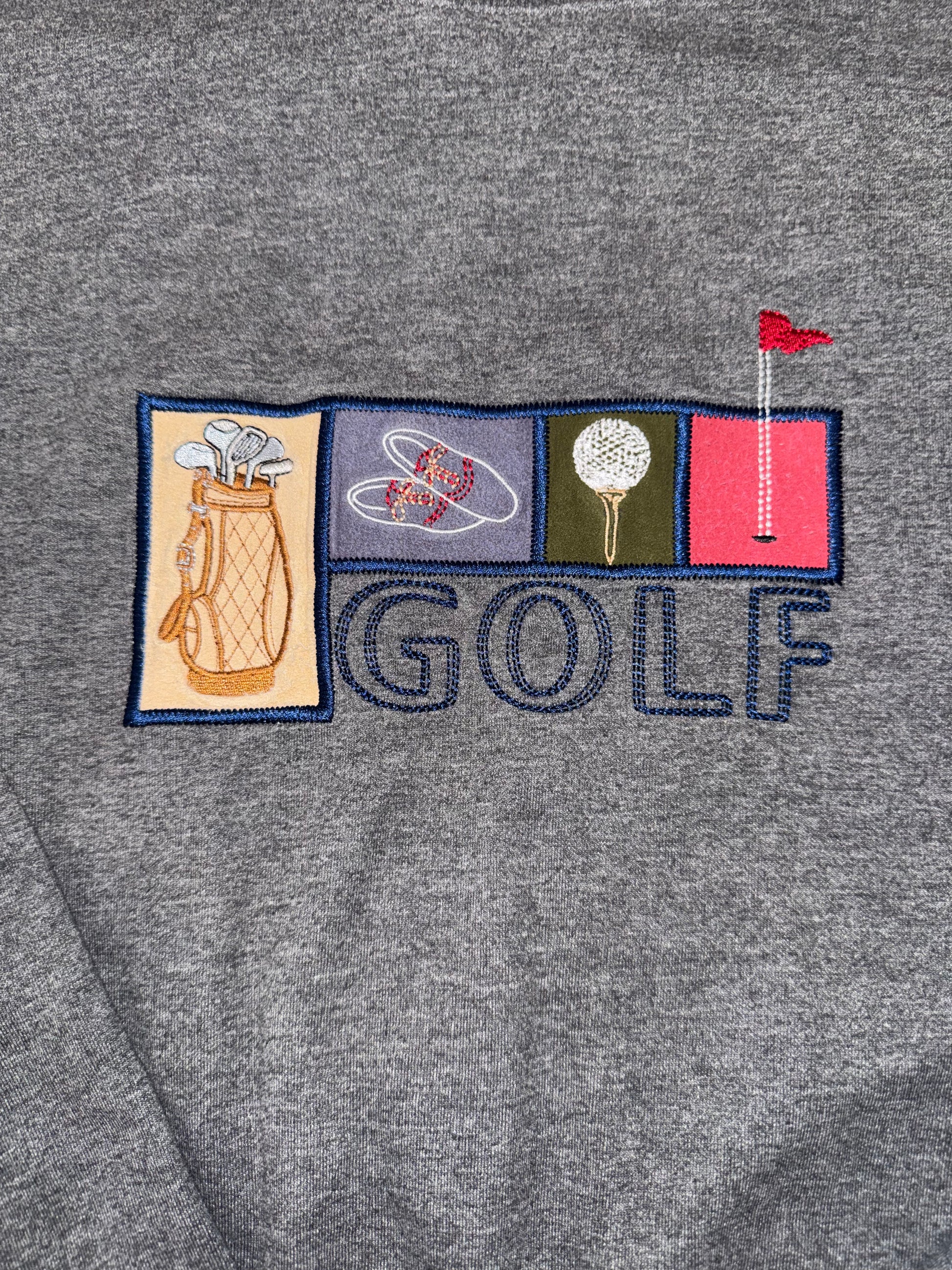 Embroidered Golf Sweatshirt