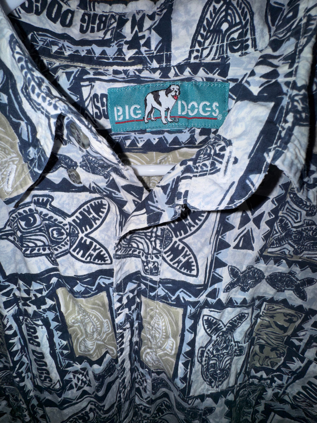 Big Dogs Hawaiian Button Down