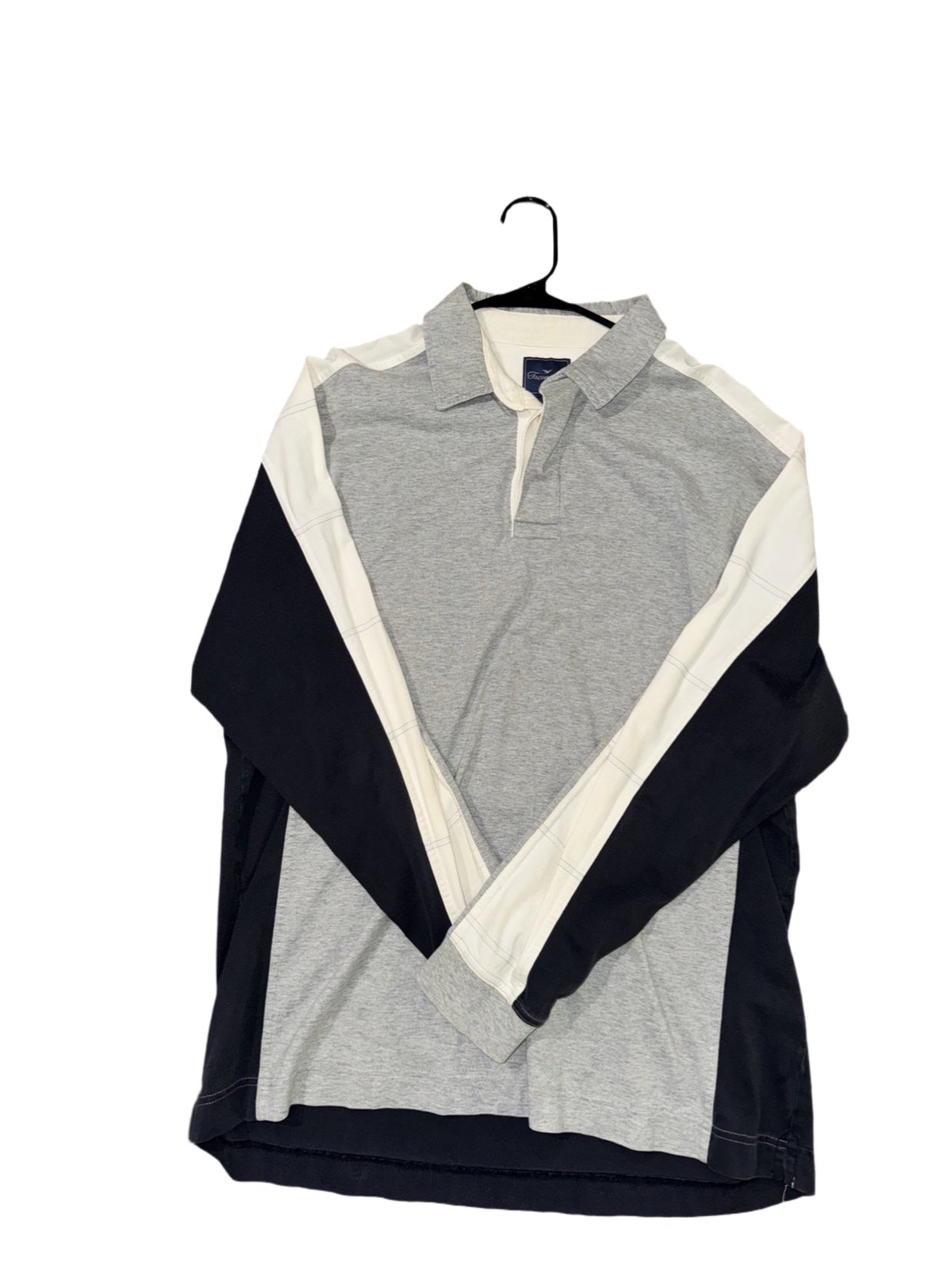 Gray & Black Rugby Shirt