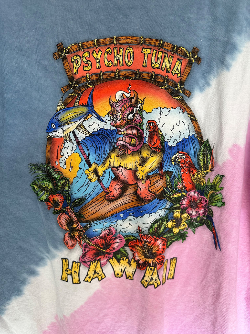 Psyco Tuna Hawaii Tie Dye Shirt