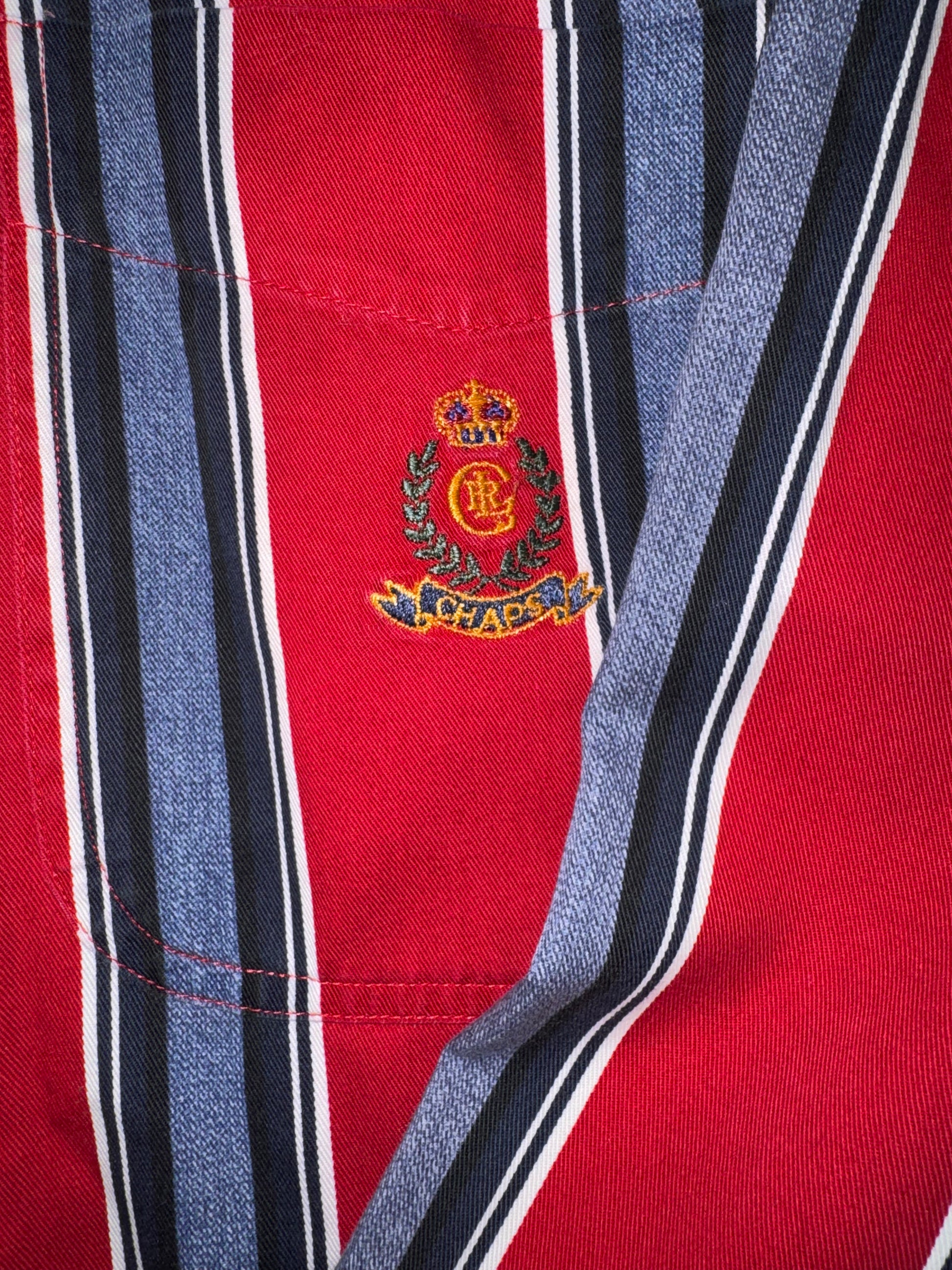 Red, Blue & Denim Button Down