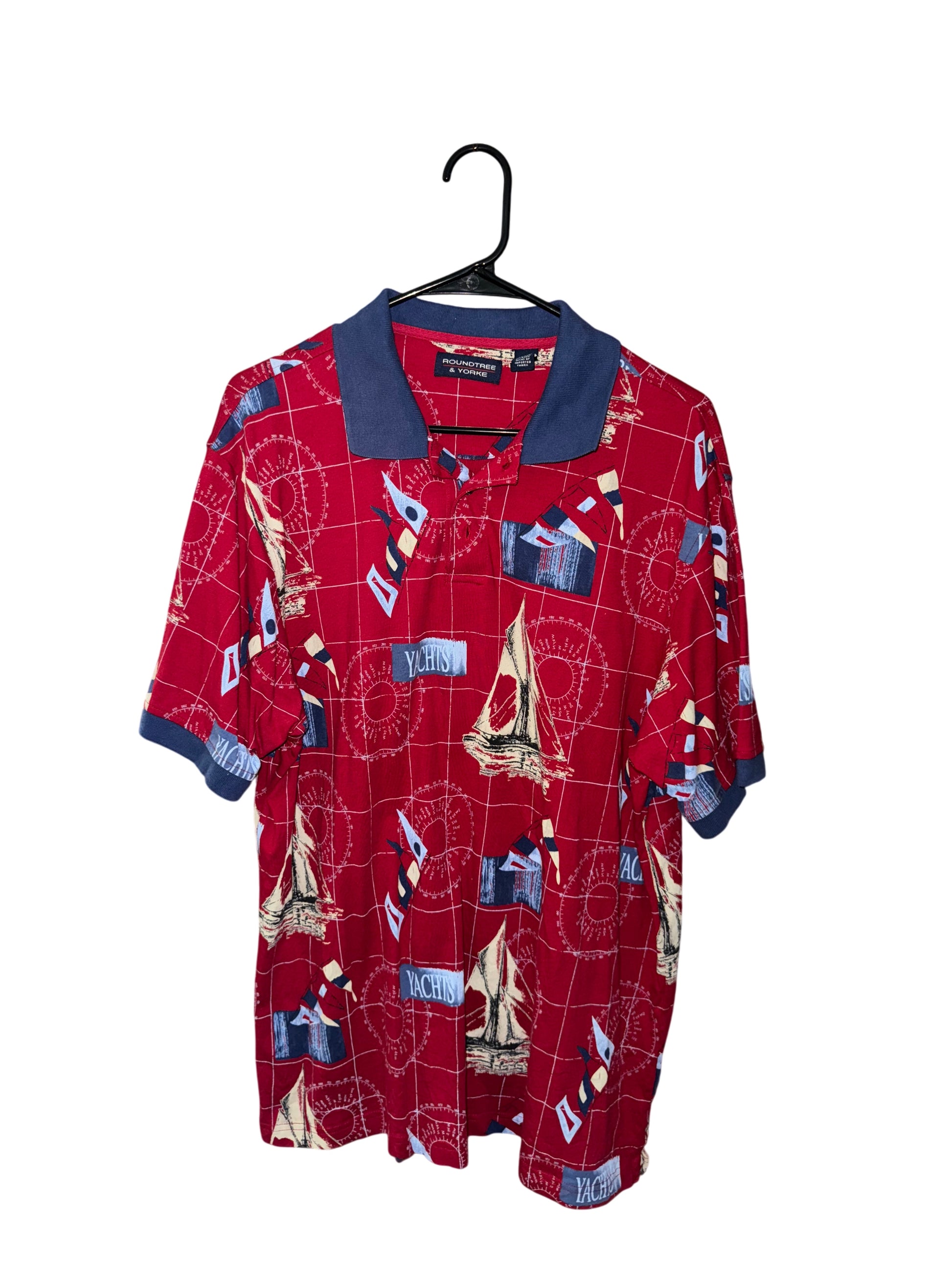 Red Yachts and Boats Polo