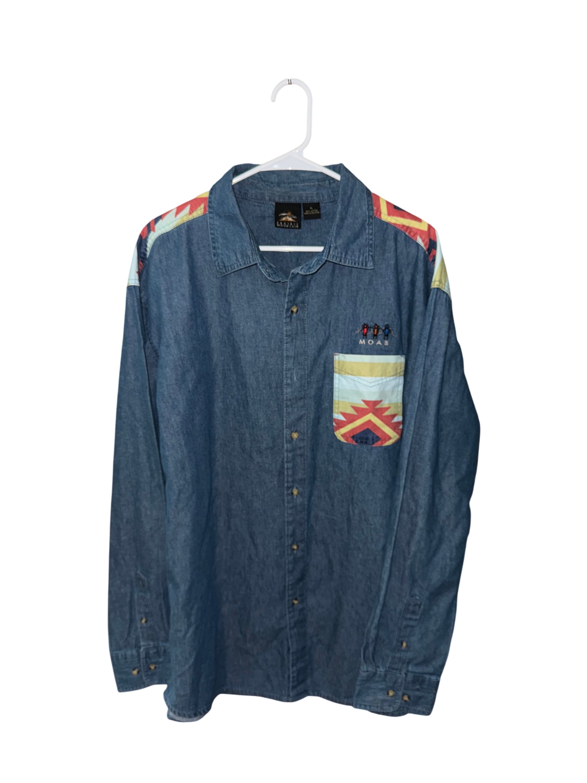 Moab Denim and Tribal Button Down