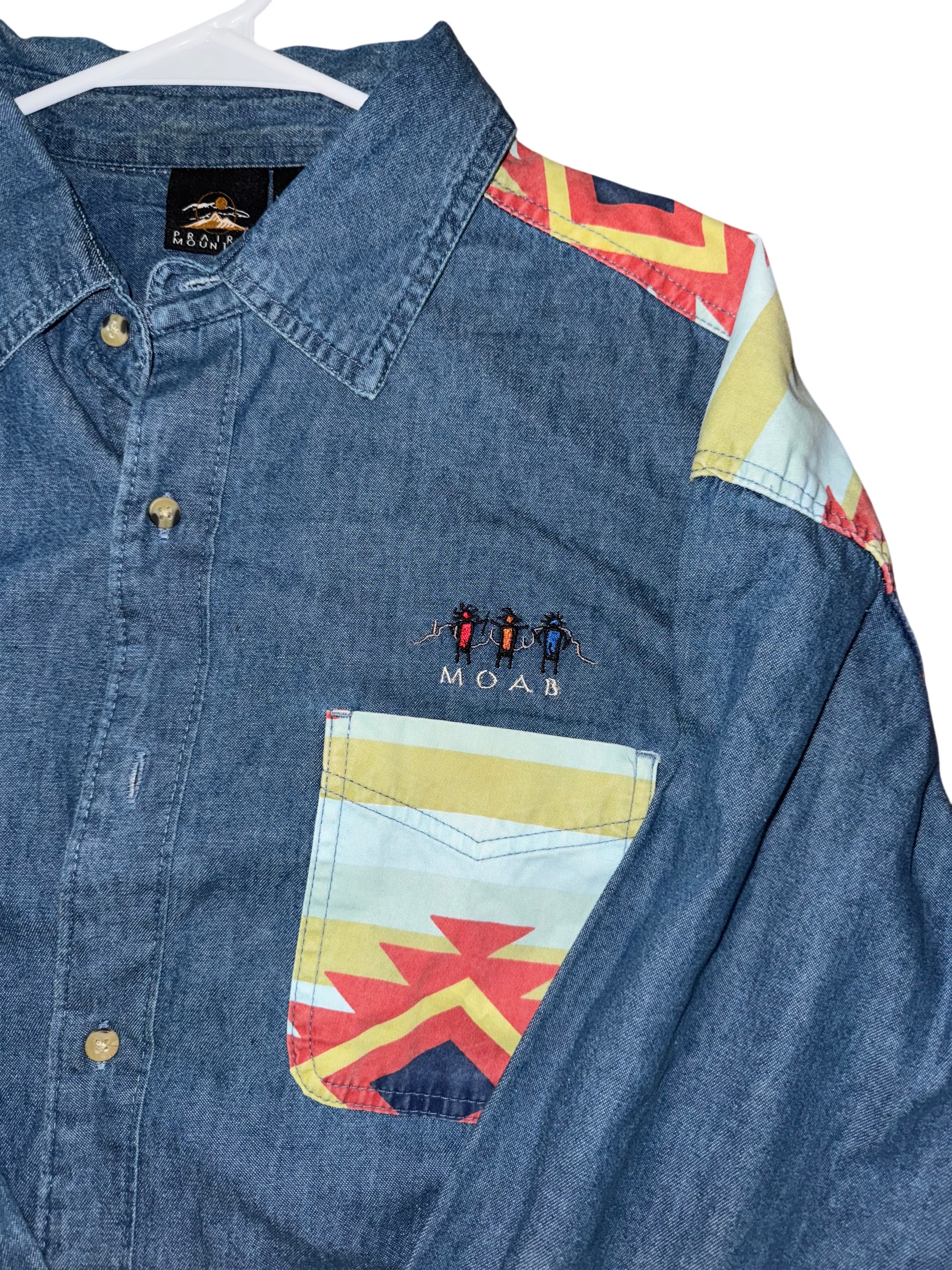 Moab Denim and Tribal Button Down