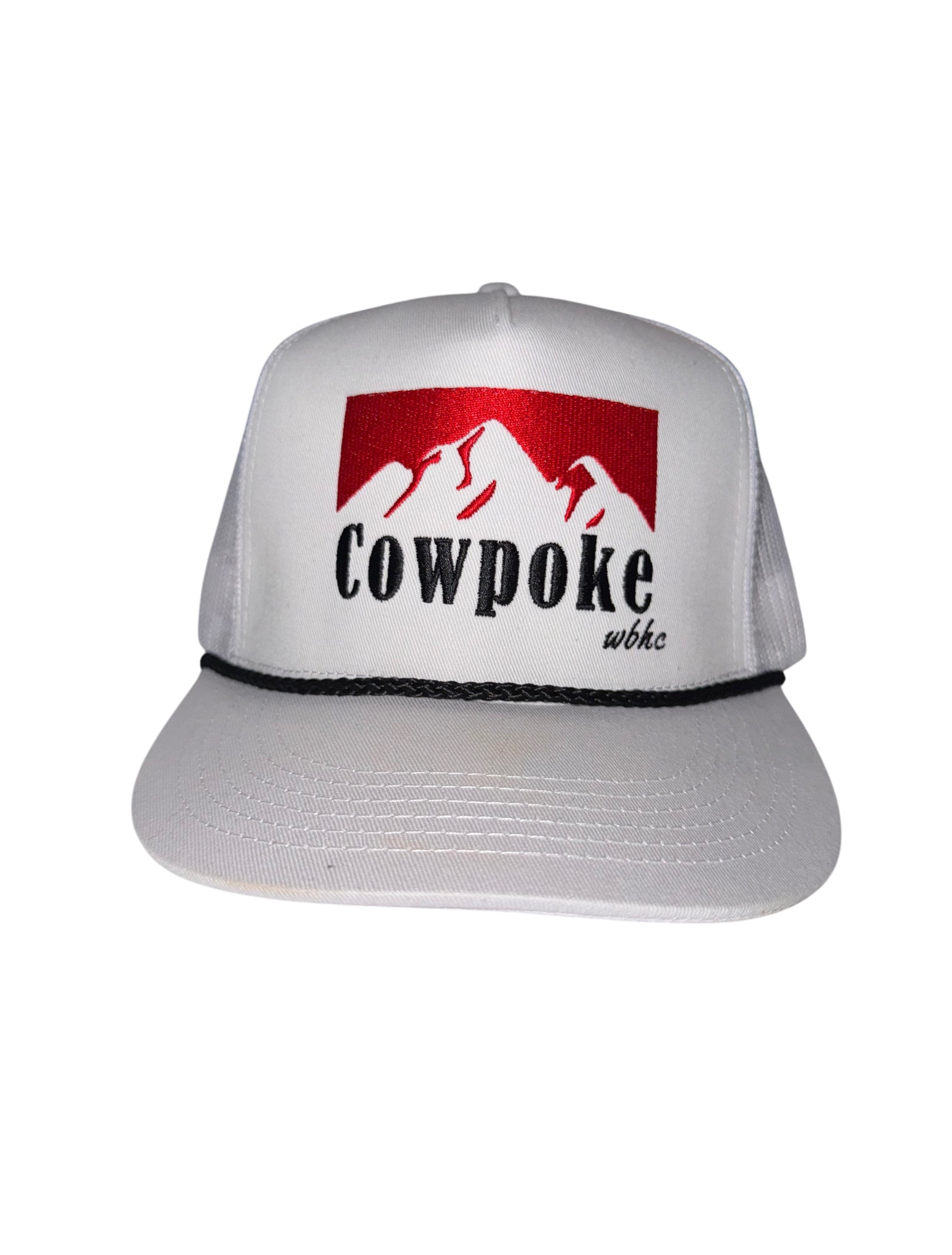 White Cowpoke Rope Hat